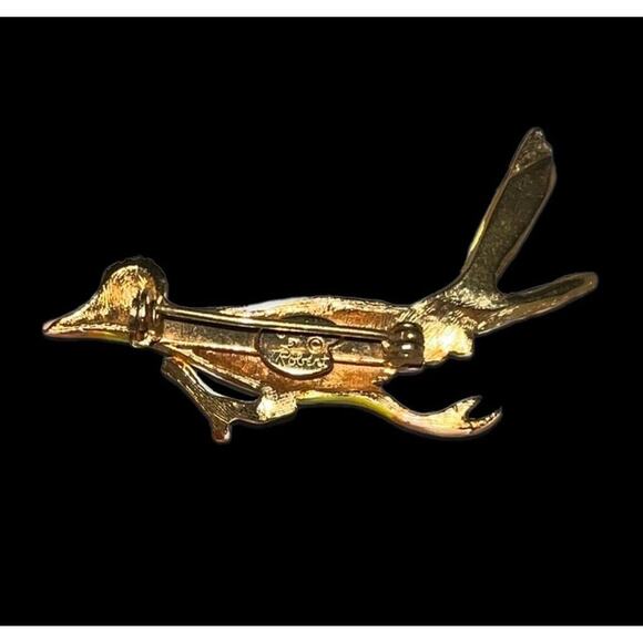 Original by Robert Vintage Brooch Yellow Roadrunner Jewelry Pin Signed - Picture 6 of 10